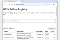 DDEV Add-on Registry website