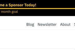 DDEV sponsorship data displayed across web properties